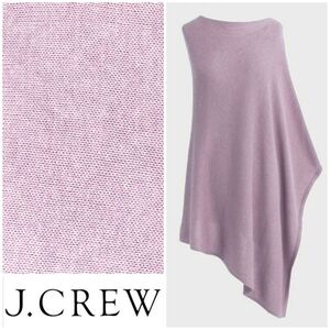 NWT Lilac Frost Triangle Sweater Poncho J. Crew